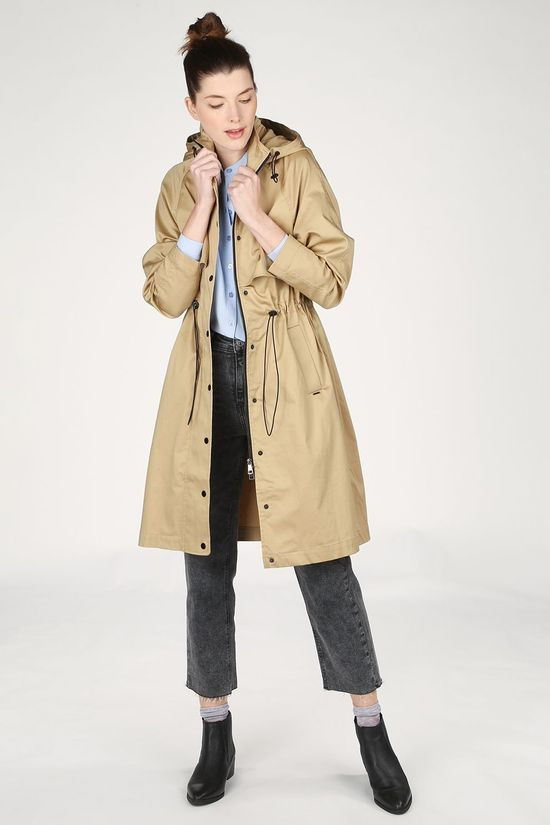 B.Young Manteau Bycabri Sand Brown