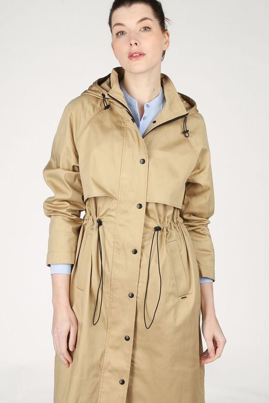 B.Young Manteau Bycabri Sand Brown