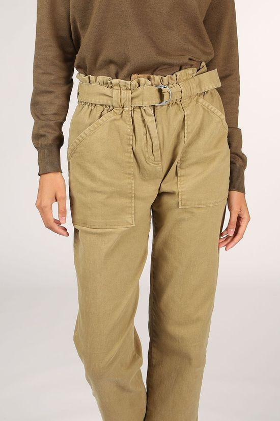 Soft Rebels Broek SbUma 7/8 mid khaki