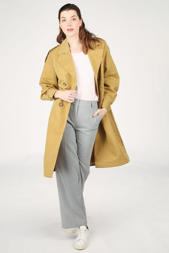 Object Manteau Objmollie Jacket mid khaki