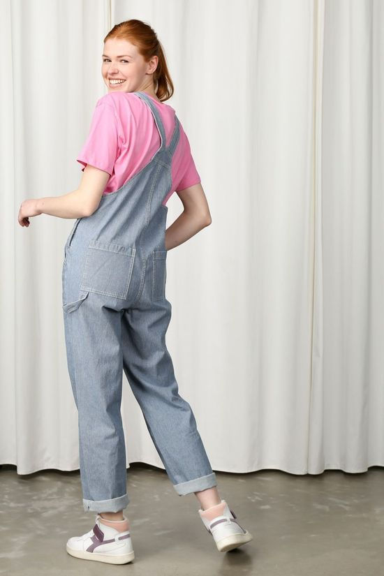 Object Jumpsuit Objaisa Overalls light blue