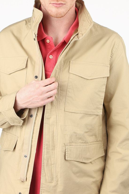 Premium Manteau Jprfelix M-65 Field Sand Brown