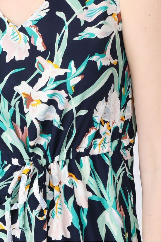 Vero Moda Robe Vmsimply Easy Long Navy Blue/Light Green