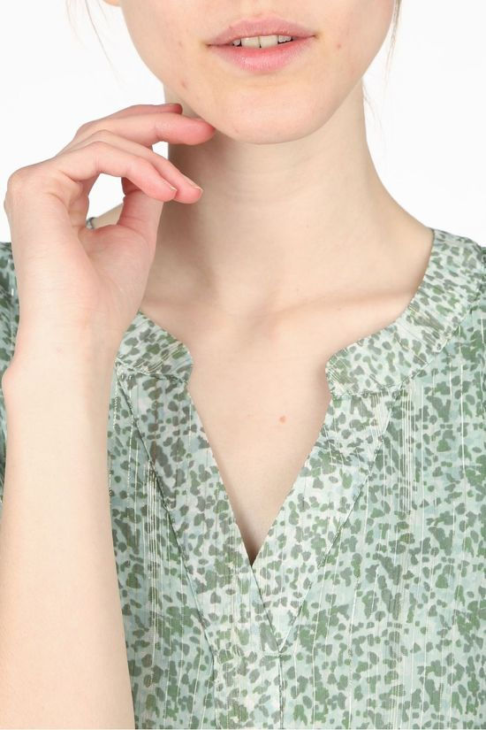 Vero Moda T-Shirt Lulu Ss Vneck light green