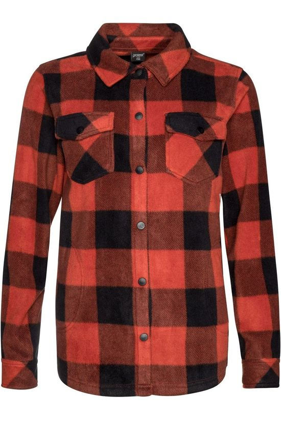 Protest Fleece Bowie Blouse rust
