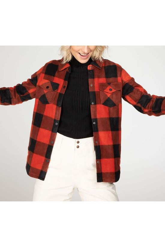 Protest Fleece Bowie Blouse rust