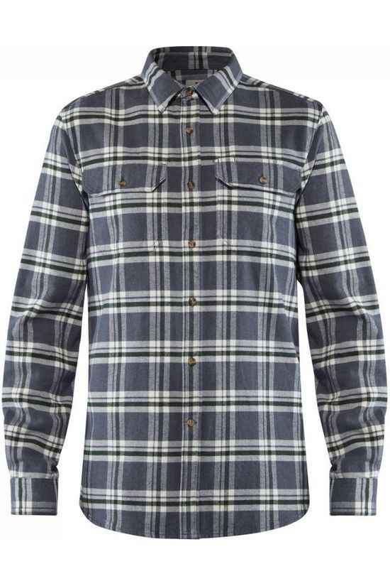 Fjällräven Hemd Ovik Heavy Flannel Dark Grey/Assorted / Mixed