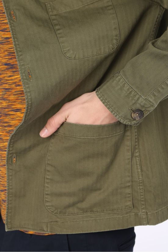 Marc O'Polo Surchemise 122734842108 mid khaki