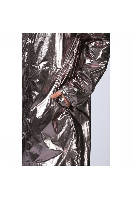 Yaya Jas Metallic Coat silver