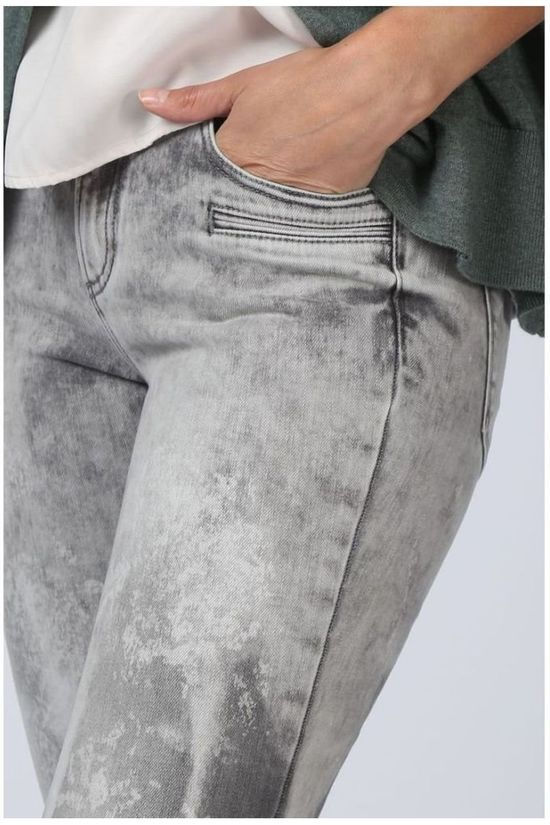 Yaya Jeans Heavy Washed Light Grey/Black