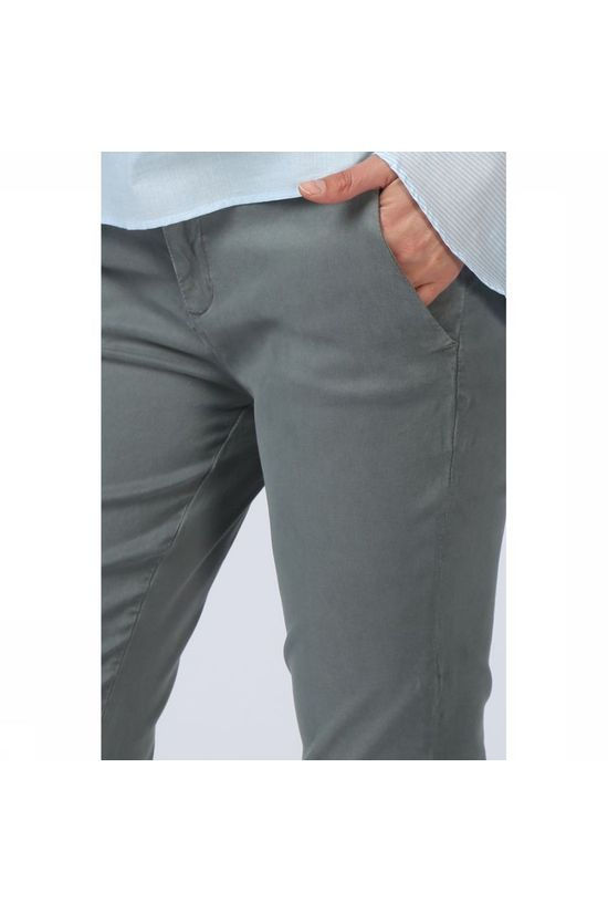 Yaya Pantalon Silk-Touch Chino mid green