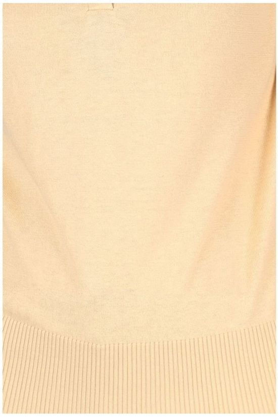 Yaya Polo With Short Sleeves And Rubber Buttons Sand Brown