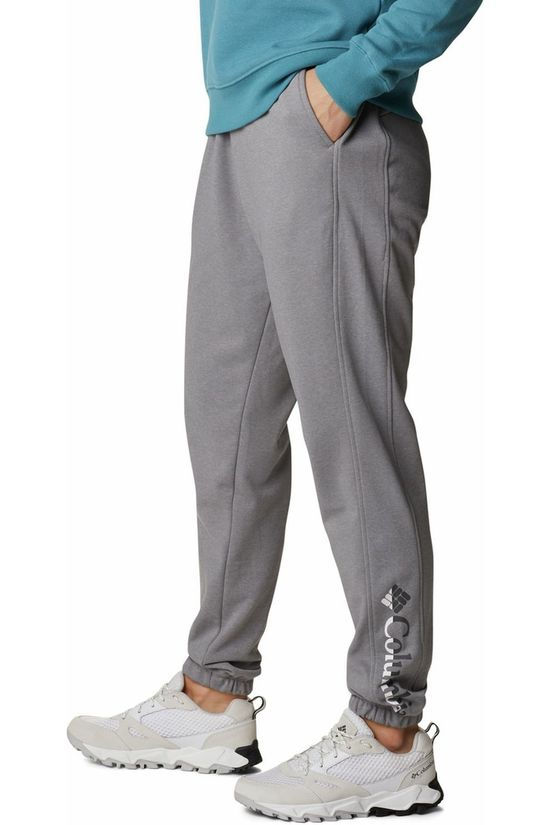Columbia Pantalon De Survetement Columbia Logo II French Terry Jogger Mid Grey/Marle