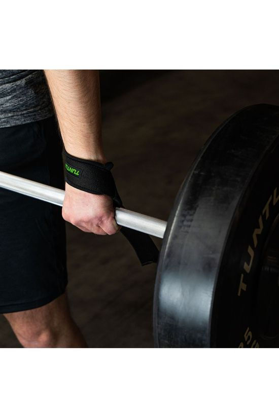 Tunturi Materiel Fitness Padded Power Lifting Straps Black