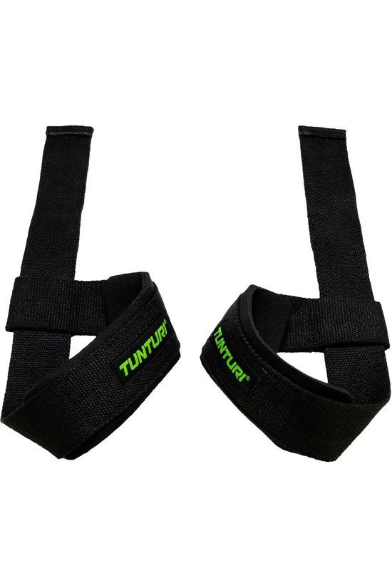 Tunturi Materiel Fitness Padded Power Lifting Straps Black