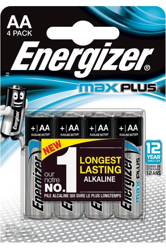 Energizer Cadeau Mannen Battery AX Plus LR06 AA BL4 No colour / Transparent